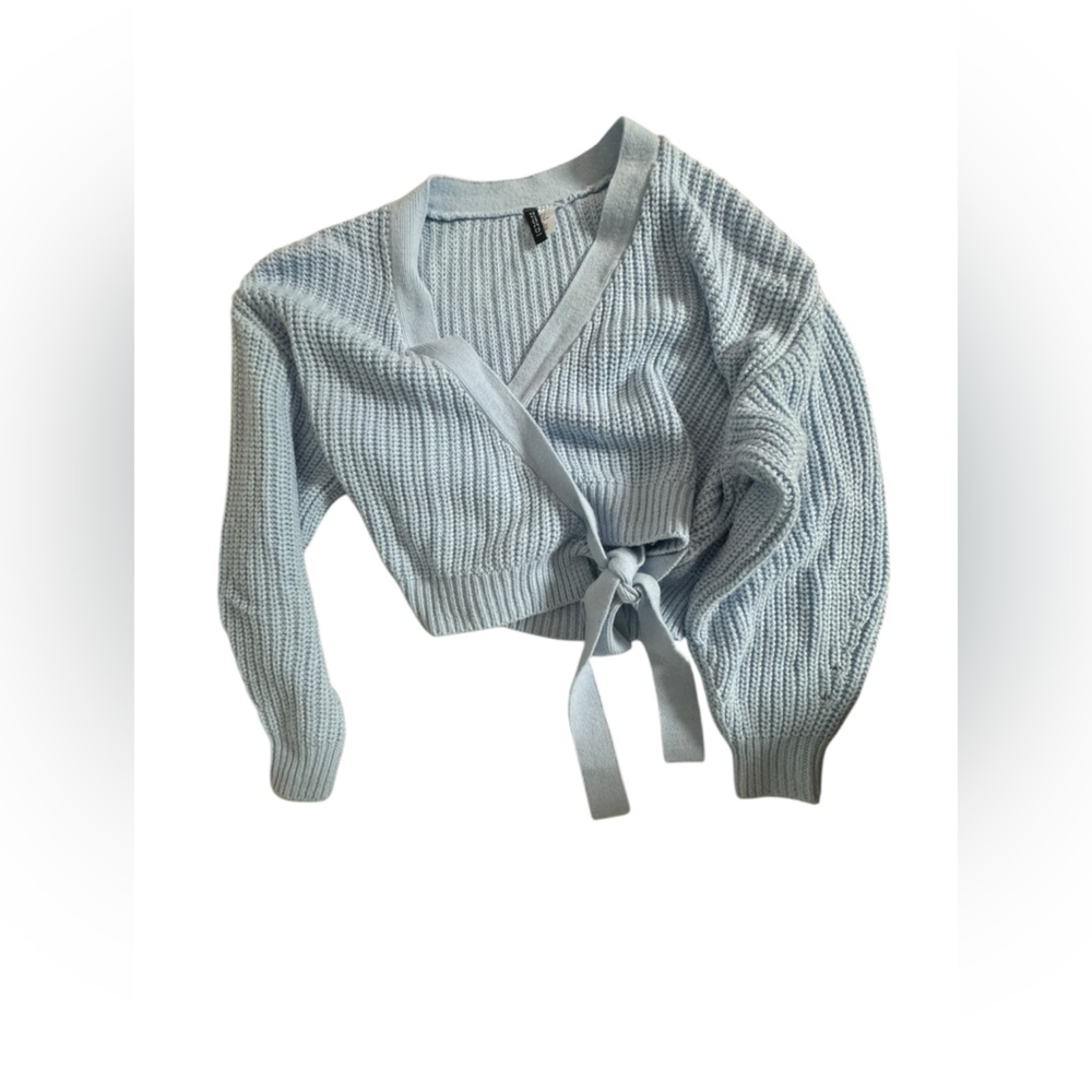 Divided Soft Blue Knit Sweater